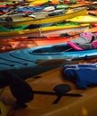 Colorful Fiberglass Kayaks