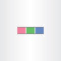 colorful film strip icon vector