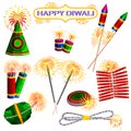 Colorful firecracker for Diwali holiday fun