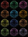 Colorful fireworks