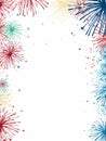 Colorful fireworks background Royalty Free Stock Photo