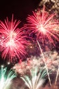 Colorful Fireworks Royalty Free Stock Photo