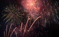 Colorful Fireworks Royalty Free Stock Photo