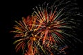 Colorful Fireworks Display Royalty Free Stock Photo