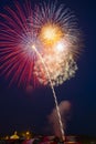 Colorful Fireworks Display Royalty Free Stock Photo