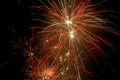 Colorful Fireworks Explosions Royalty Free Stock Photo