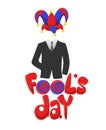 Colorful First April Fools Day Concept Royalty Free Stock Photo