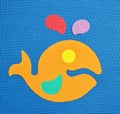 Colorful fish - baby rubber puzzle