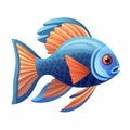 Colorful fish cartoon seafood mosquito fish for sale near me red white discus yellow danio colour stone for aquarium