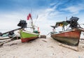 Fishing boat on sea beach,Thailand