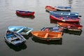 Colorful fishing boats