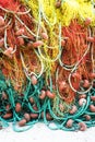 Colorful fishing nets