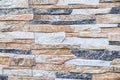 colorful flagstone stone wall