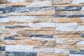 colorful flagstone stone wall