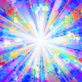 Colorful flash vector background.