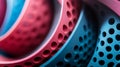 Colorful Flexible Materials Representing Thermoplastic Elastomers Design Royalty Free Stock Photo