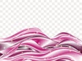 Colorful flickering liquid wave. 3d background. Modern design. eps 10