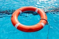 Colorful floats on a pool Royalty Free Stock Photo