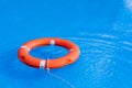 Colorful floats on a pool Royalty Free Stock Photo