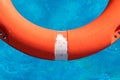 Colorful floats on a pool Royalty Free Stock Photo