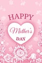 Colorful Floral Mothers Day Poster