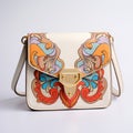 Art Nouveau Crossbody Bag With White Background