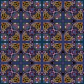 Colorful floral seamless pattern. Arabesque vector background. Beautiful arabian ornaments. Repeat ornamental backdrop.