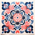 Colorful Floral Wall Tiles Inspired By Polish Folklore