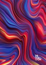 Colorful flow background. Wave color Liquid shape