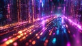 Colorful Flow of Futuristic Encrypted Data