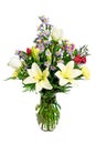 Colorful flower arrangement centerpiece Royalty Free Stock Photo