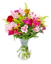 Colorful flower bouquet arrangement centerpiece Royalty Free Stock Photo