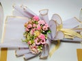 colorful flower bouquet for graduation or school graduation