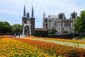 Colorful flower garden in Huis ten bosch