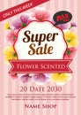 Flower scented super sale poster