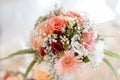 Colorful flower wedding center-piece decoration