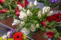 Colorful flowers, flower market Royalty Free Stock Photo