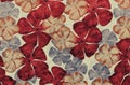 Colorful flowers grunge stlye vintage color