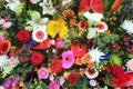 Colorful flowers in large bouquet