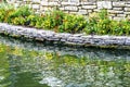 Flowers Reflection River Walk San Antonio Texas