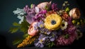 Colorful Flowers in Spring Studio, Made with Generative AI Royalty Free Stock Photo