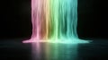 Colorful flowing fabric backdrop Royalty Free Stock Photo