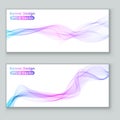 Colorful Flowing Smoke Motion Banner Design