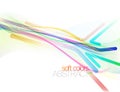 Colorful flowing with softness style