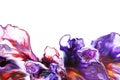 Colorful fluid art abstract background