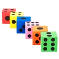 Colorful foam dice