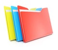 Colorful folders Royalty Free Stock Photo