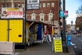 Colorful Food Carts in Downtown Portland Oregon.