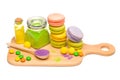 Colorful food paint Royalty Free Stock Photo