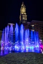 Colorful Fountain in Boston
